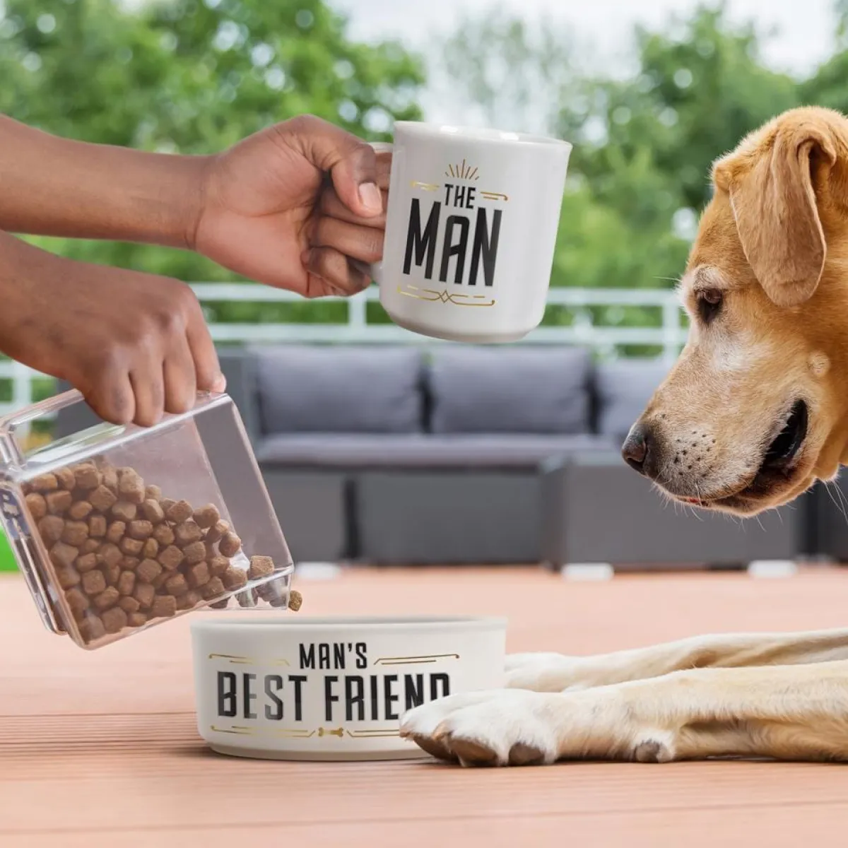 Dogs | Shop All Table>Genuine Fred CERAMIC MUG + DOG BOWL SET