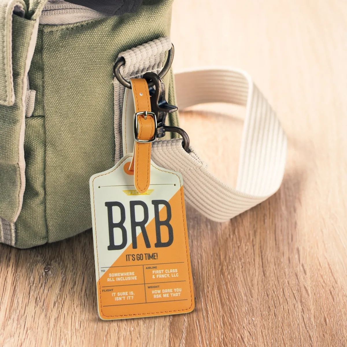 Passports | Luggage Tags>Genuine Fred LUGGAGE TAG: BRB