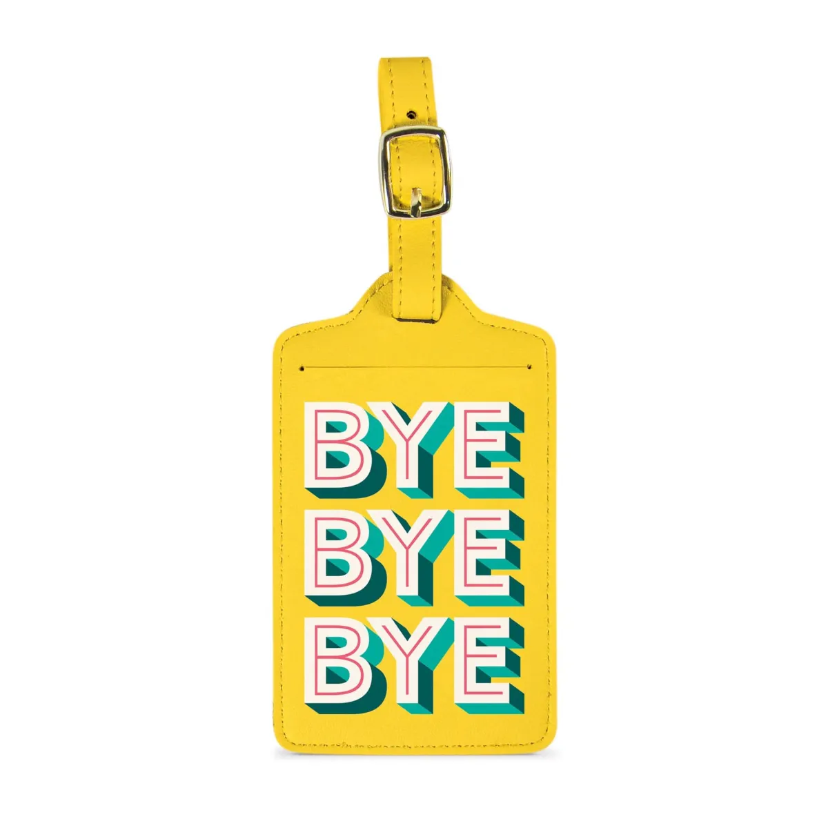 Passports | Luggage Tags>Genuine Fred LUGGAGE TAG: BYE BYE BYE