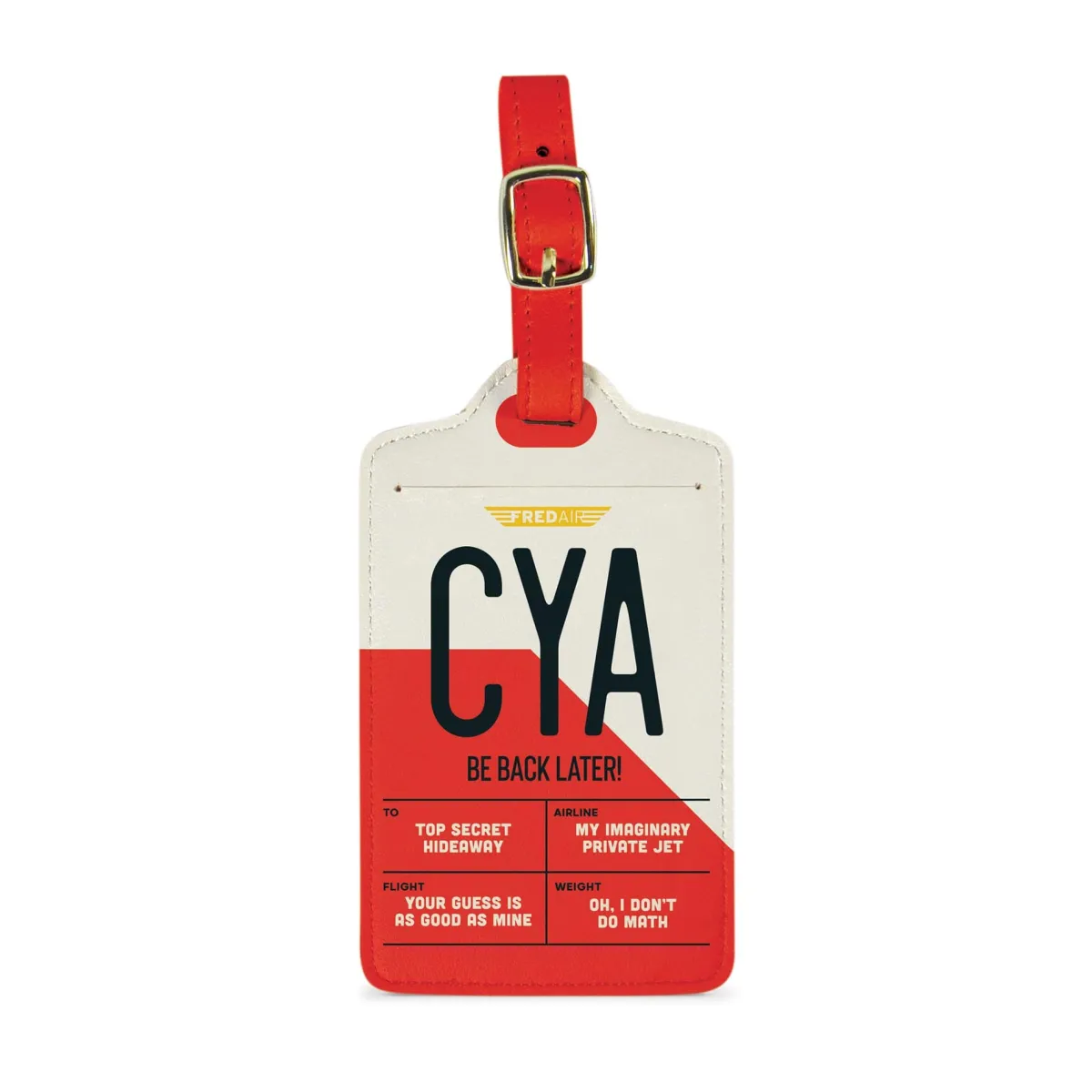 Passports | Luggage Tags>Genuine Fred LUGGAGE TAG: CYA