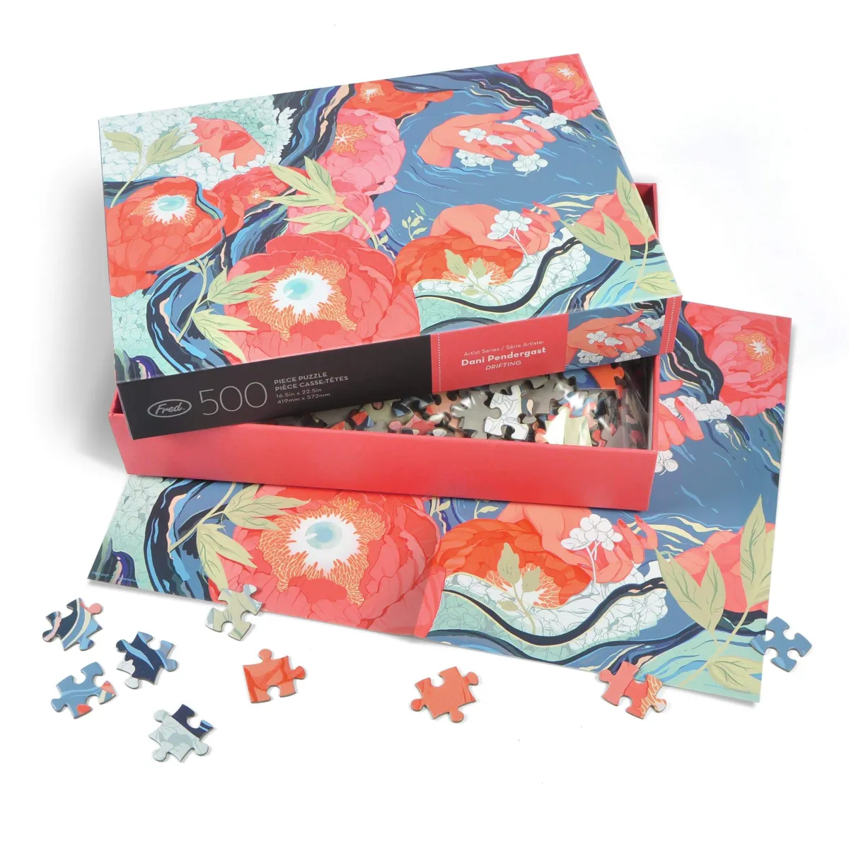 500-Piece Puzzles>Genuine Fred 500 PIECE PUZZLE: DRIFTING