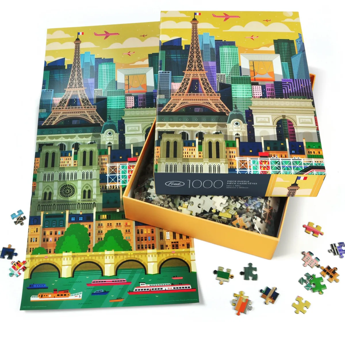 1000-Piece Puzzles>Genuine Fred 1000 PIECE PUZZLE: PARIS