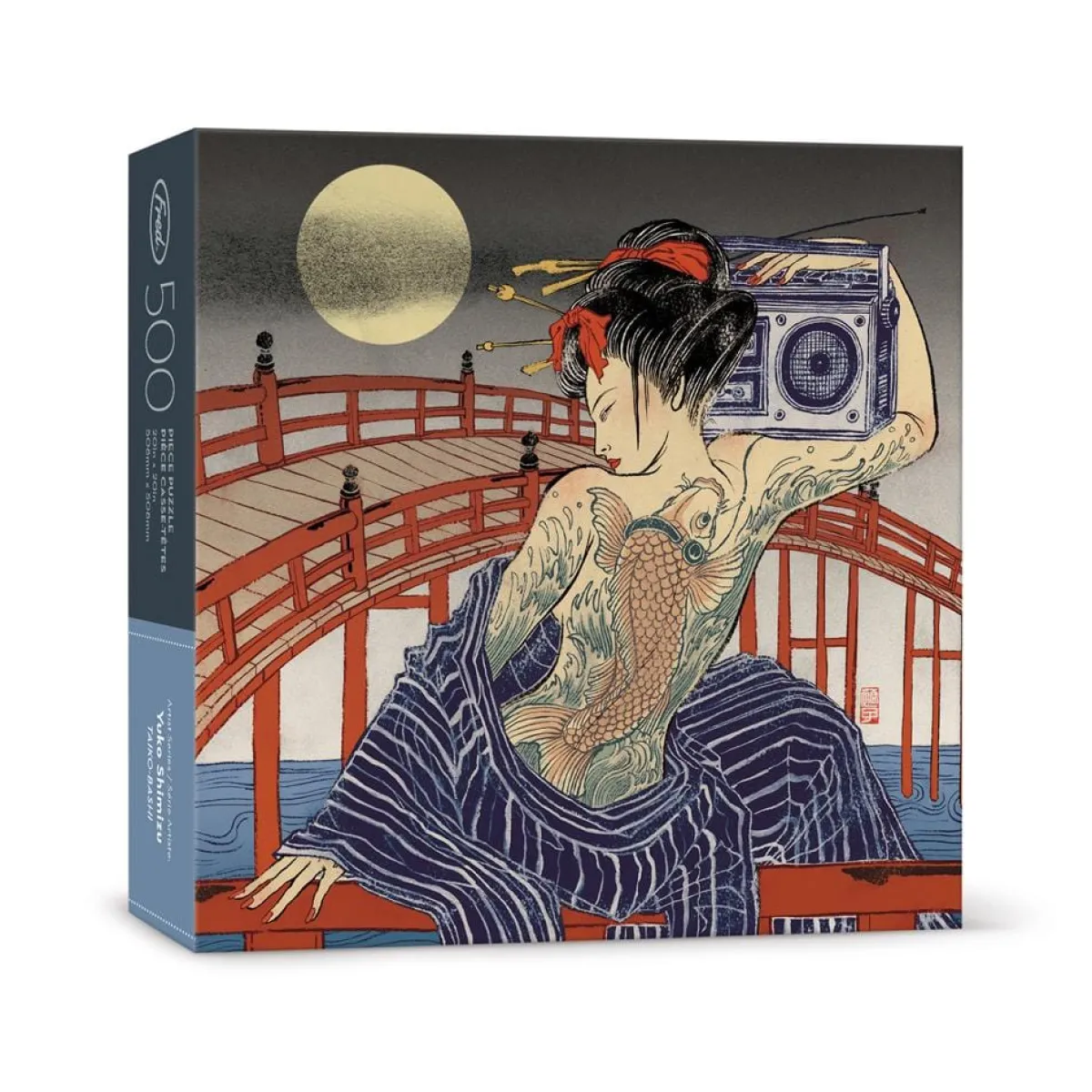 500-Piece Puzzles>Genuine Fred 500 PIECE PUZZLE: TAIKO-BASHI