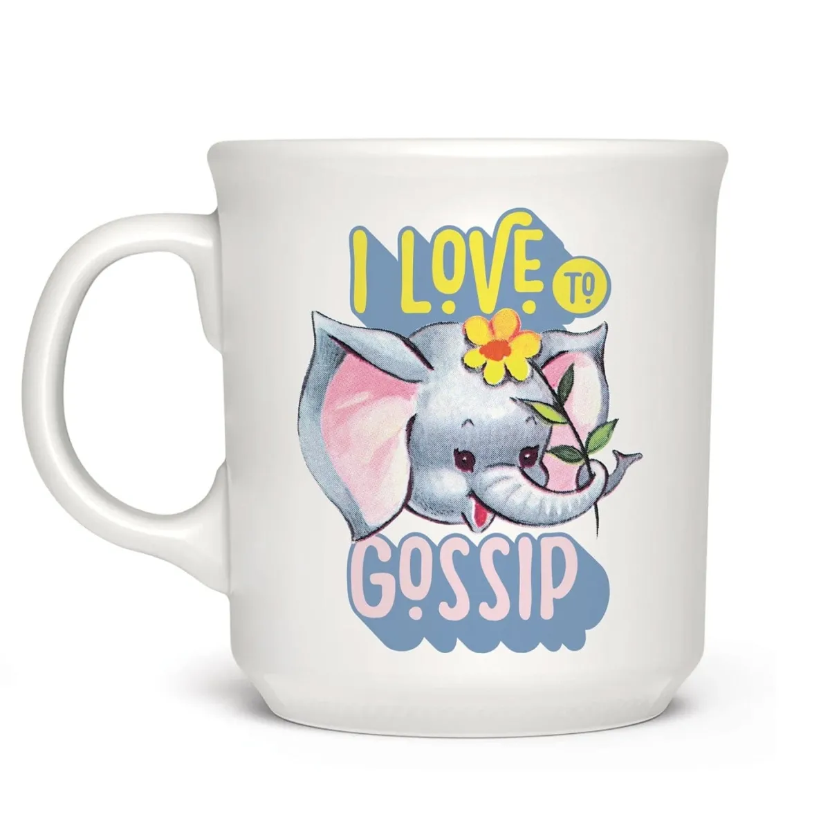Shop All Table | Mugs>Genuine Fred "I LOVE TO GOSSIP" MUG