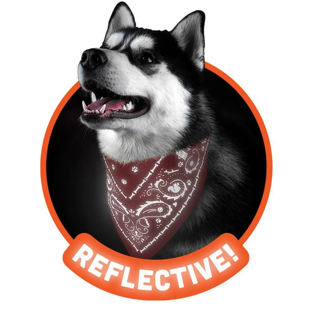 Dogs>Genuine Fred REFLECTIVE DOG BANDANAS