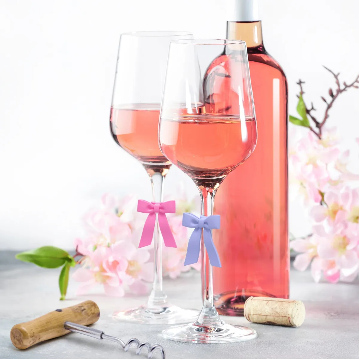 Drink Markers>Genuine Fred TIE ONE ON | Bow Drink Markers